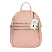 Rucsac din piele naturala, model DiAmanti Salvo Rosa